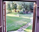 14 on main greyton self catering cottage back garden view