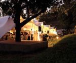 the oaks estate greyton wedding venue reception at night